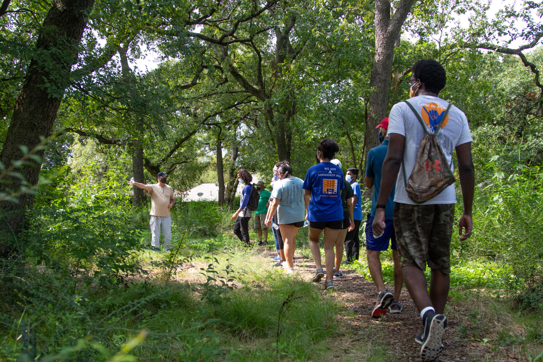 Photos: Volunteers improve trails at O.S. Gray Natural Area for Super Service Saturday